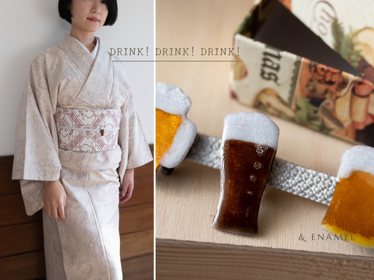 「帯留は口ほどにものを言う」がやりたくて…